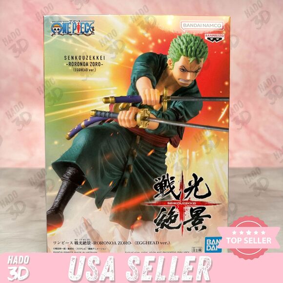One Piece Roronoa Zoro Egghead ver. Senkozekkei Anime Figure US Seller - Picture 1 of 9